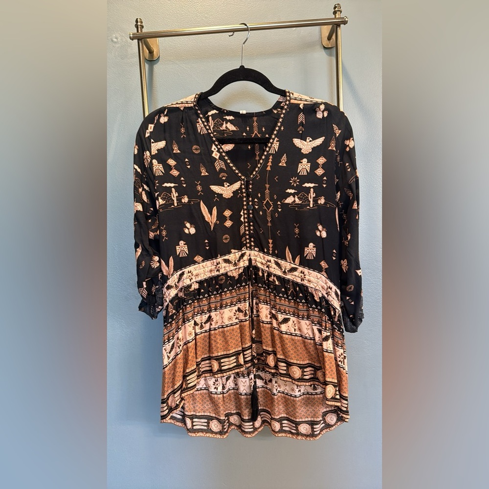 Spell Thunderbird blouse XS